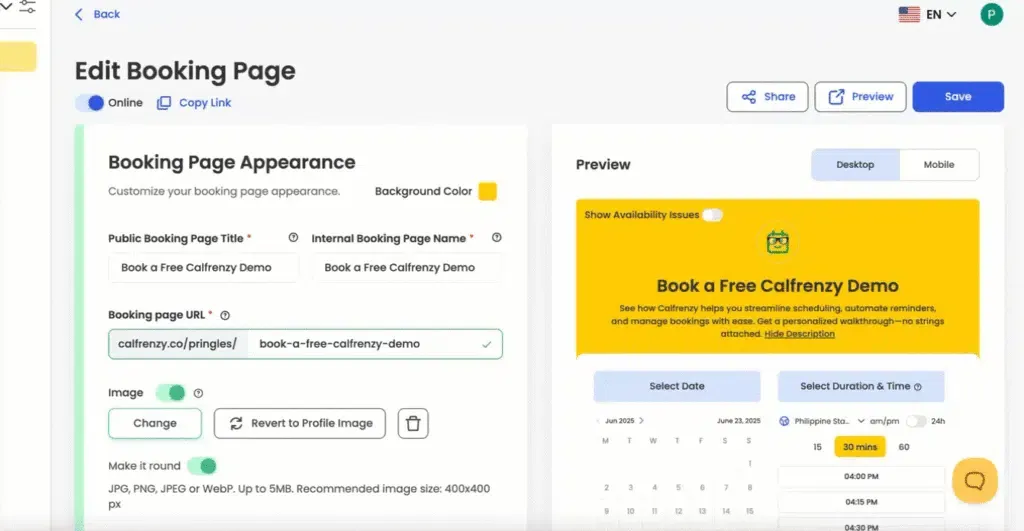 Preview how looks cancellation policy