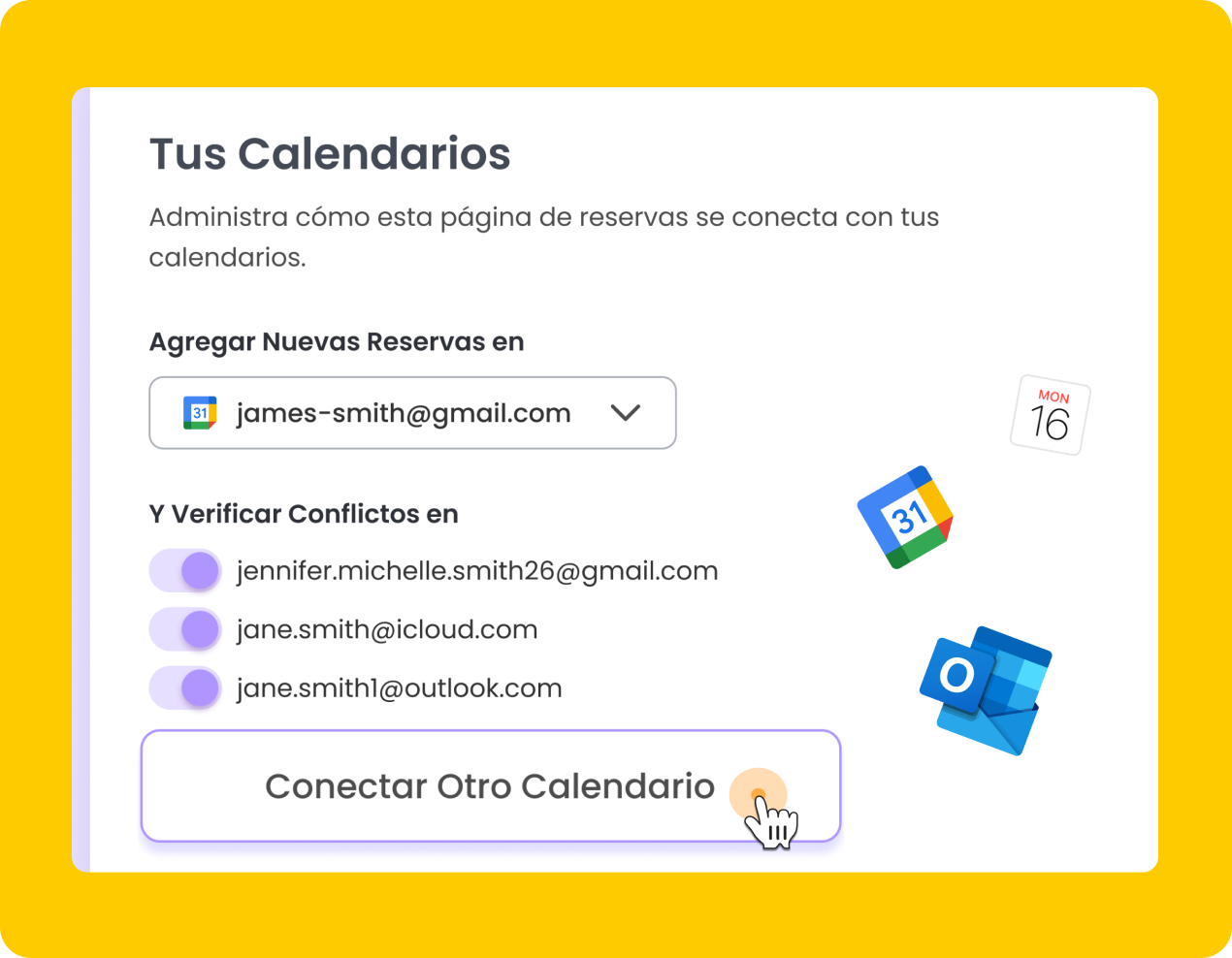 Conecta tus Calendarios
