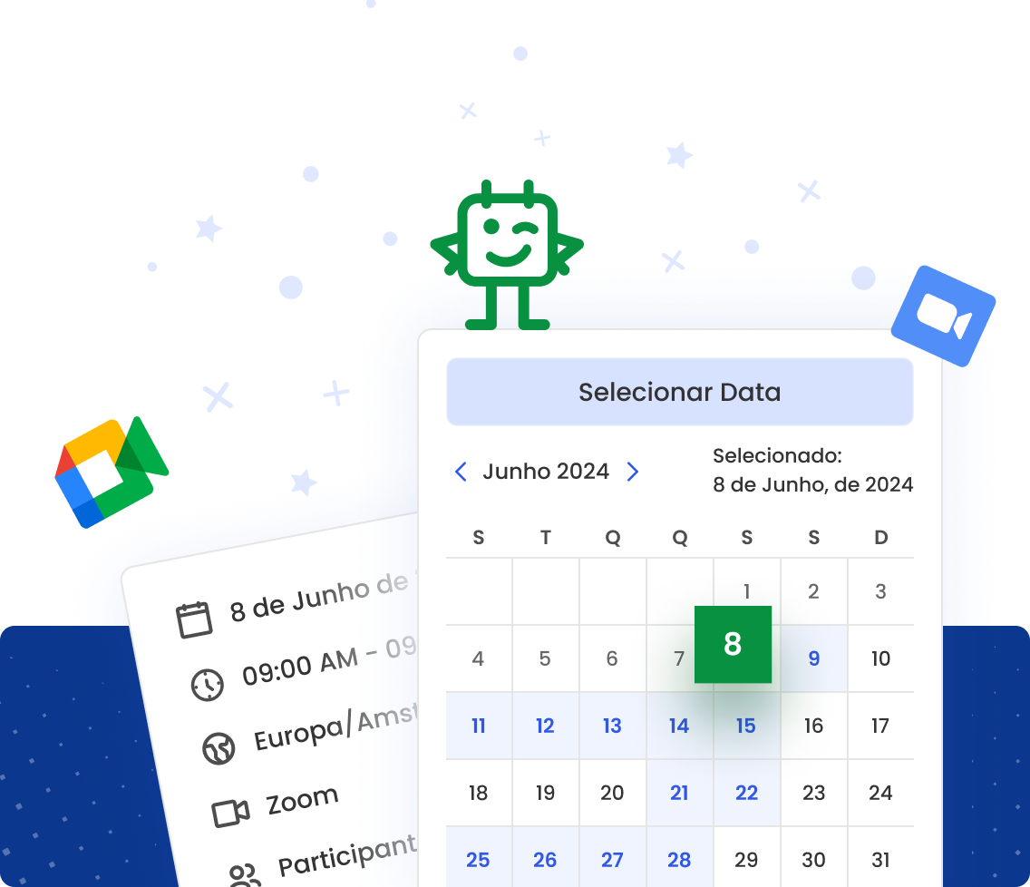 Calfrenzy dashboard showcasing scheduling features for effortless meeting management.