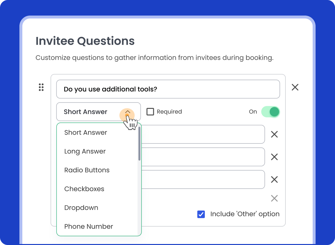 Booker Questions