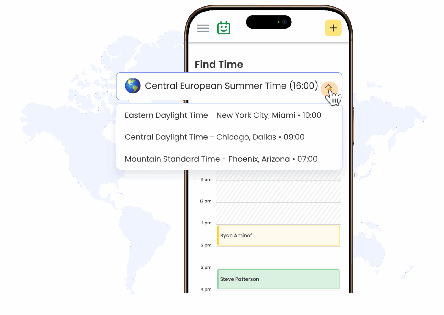 Time Zone Meeting Planner Book Across Time Zones