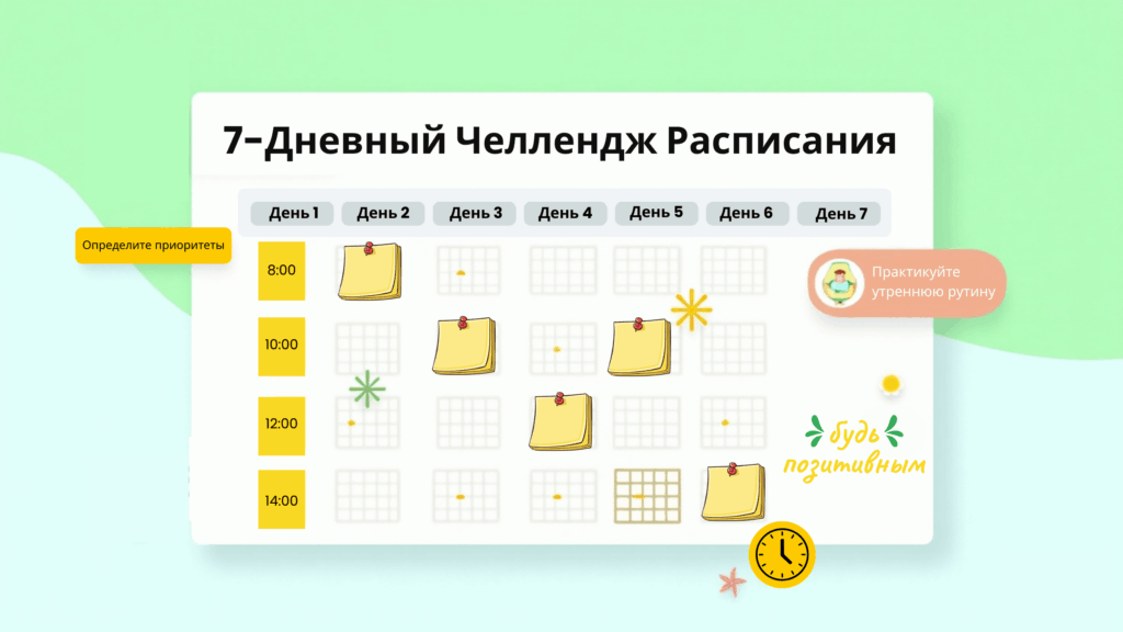 7-дневный вызов по расписанию